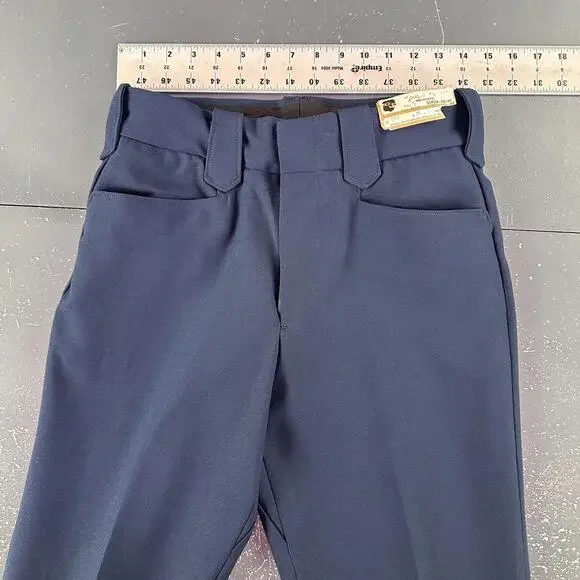 VTG Dickson Jenkins Western Pants Mens 28 Blue Bootcut Flared Bell NWT USA 70's - Picture 7 of 9